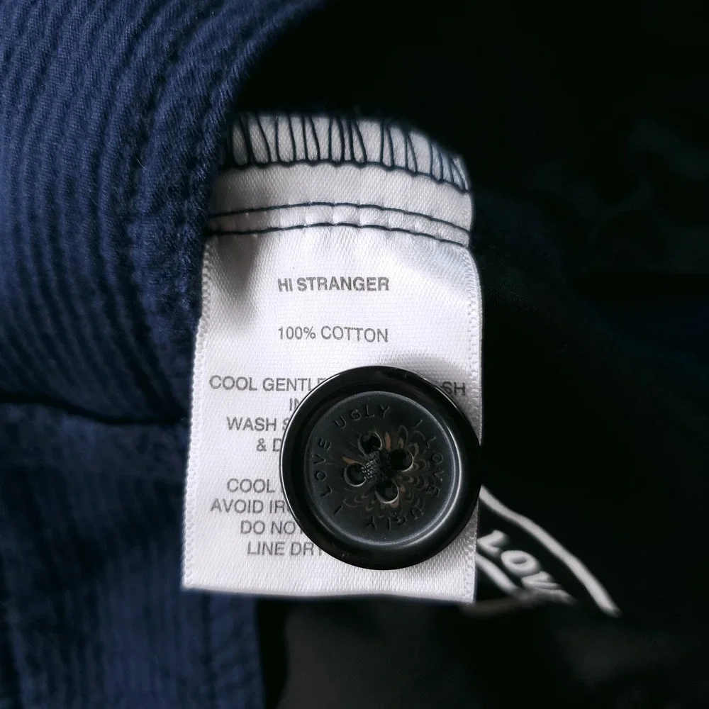 I Love Ugly tag size